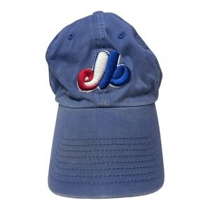 Vintage The Franchise Montreal Expos Baseball Fitted Hat